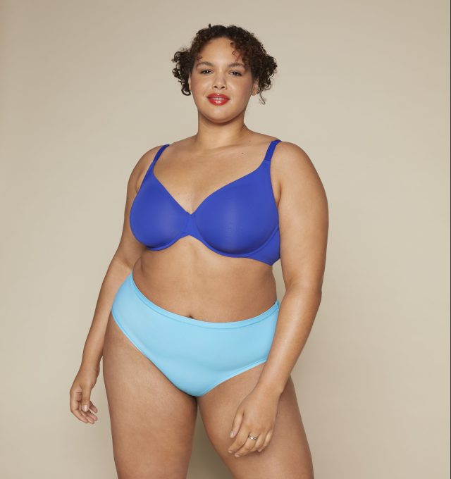 Soma Seamless Hipster Underwear In Blissful Blue