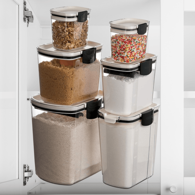 Kitchen organization hacks air tight storage containers
