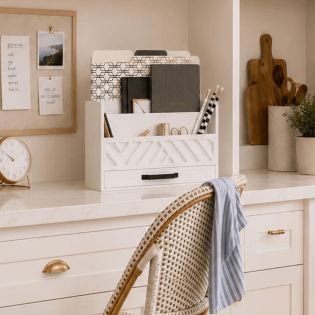 Kitchen organization hacks countertop catch all caddy