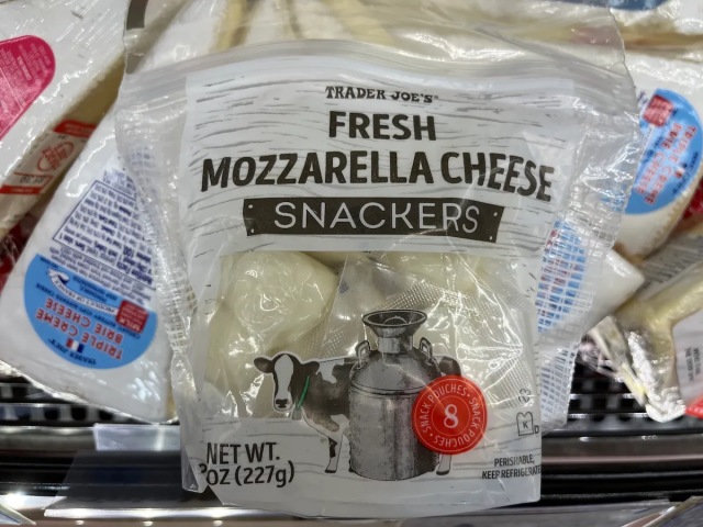 Trader Joe's mozzarella cheese snackers