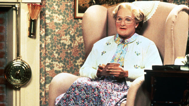 'Mrs. Doubtfire' is a great family movie.