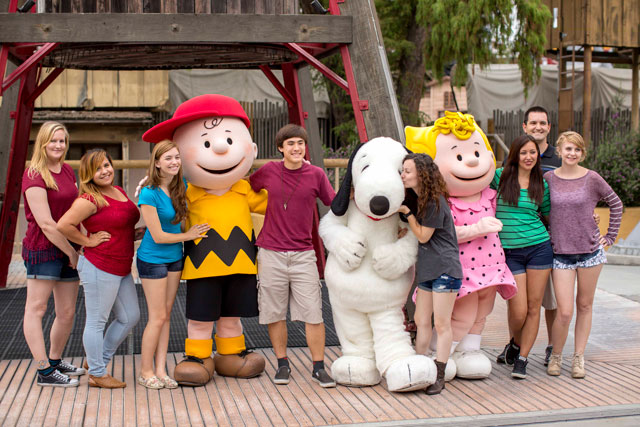Snoopy Charlie Brown Sally with Teenagers