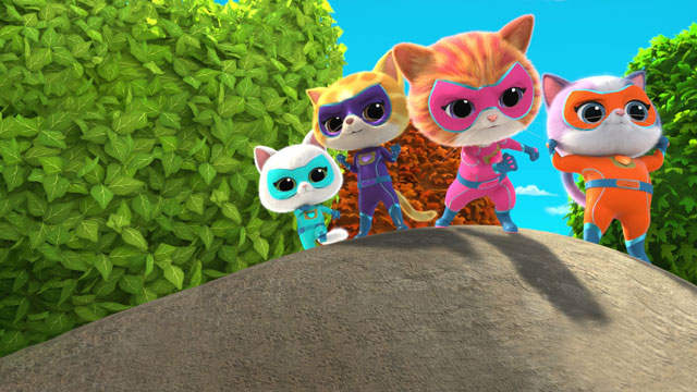 Super Kitties is one of the best TV shows for toddlers