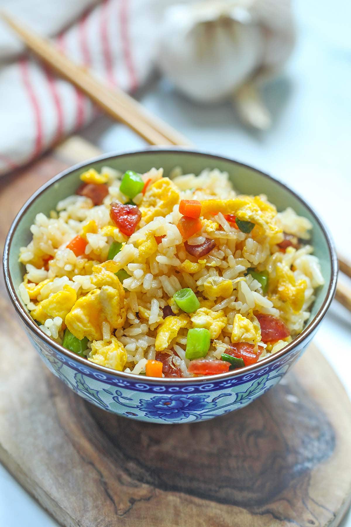 Chinese fried rice is a good dinner in the car idea