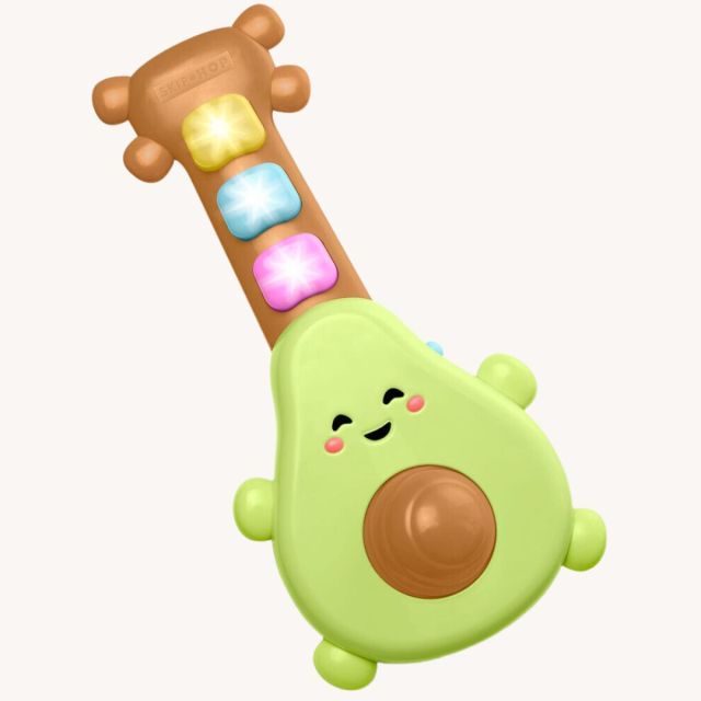 avocado shaped guitar baby toy