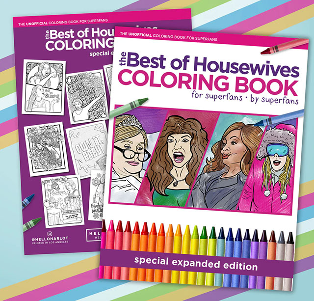 The Best of Housewives coloring book is one of the best gifts for moms