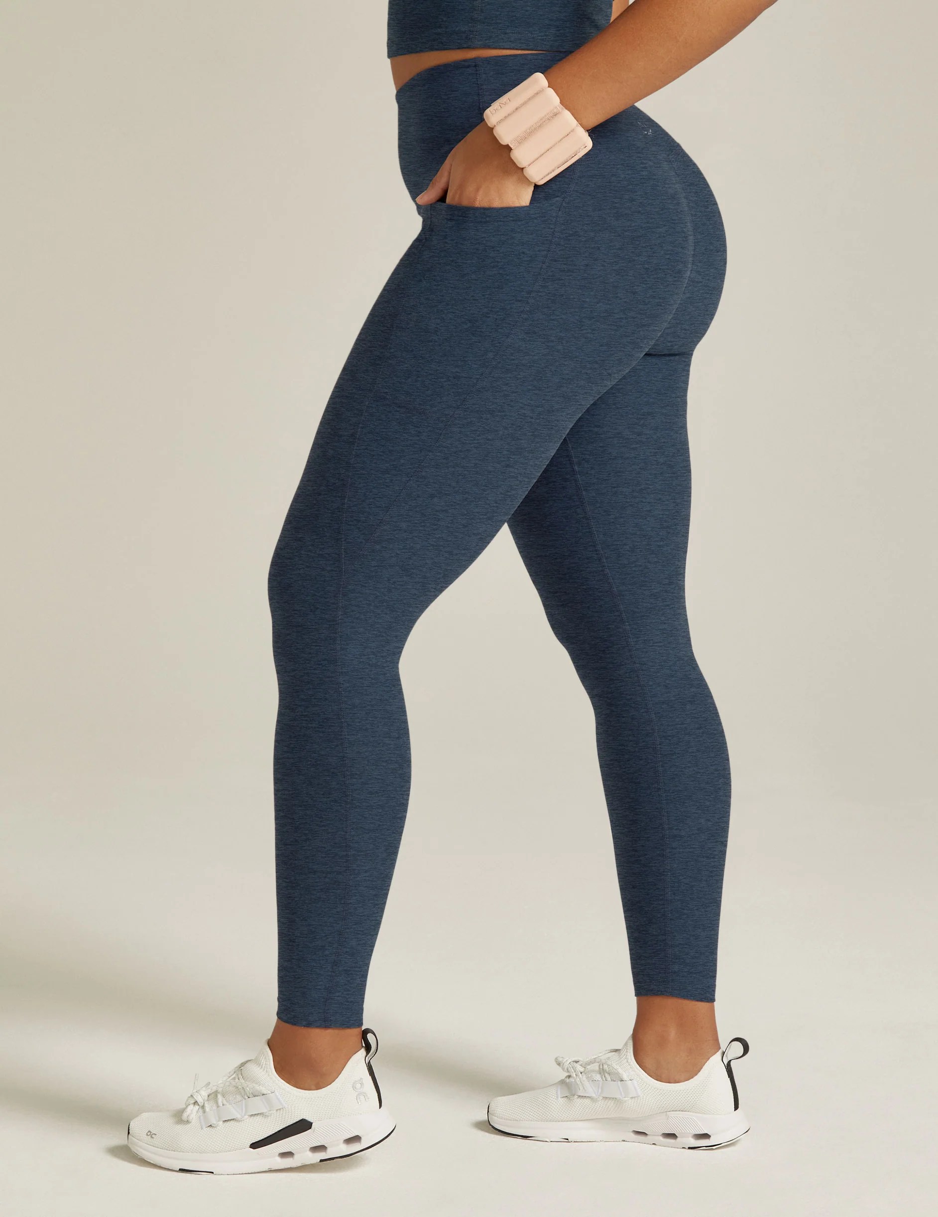 Beyond Yoga Heather Rib High Waisted Midi Legging | Garmentory