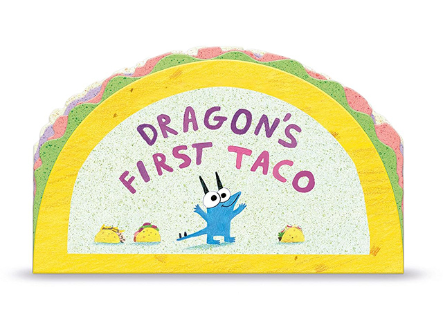 Dragon's First Taco board book is one of the best holiday gifts for one-year-olds in 2023