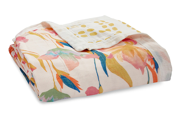 Aden + Anais Marine Gardens Blanket is one of the best gifts and toys for 6 month olds in 2023