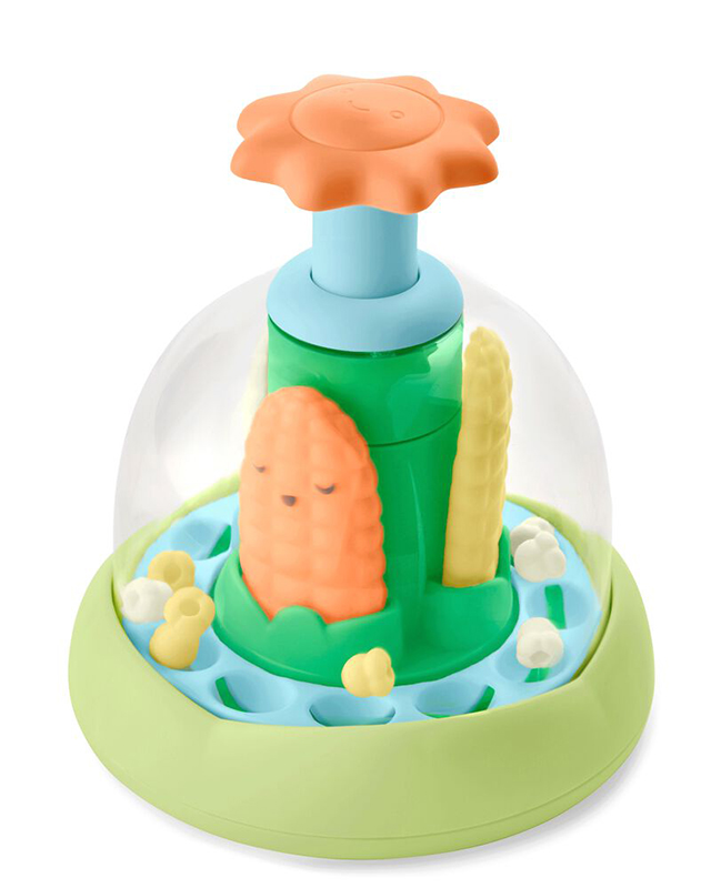 Skip Hop Farmstand Push & Spin Toy is one of the best gifts and toys for 6 month olds in 2023