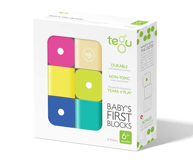 Tegu's First Building Blocks is one of the best gifts and toys for 6 month olds in 2023