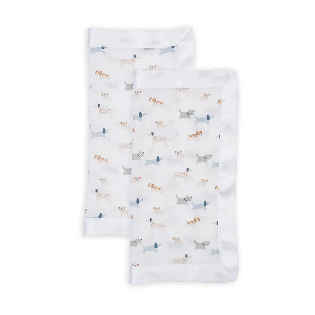 Lulujo Puppy Dog Secuurity Blankets is one of the best newborn baby gifts