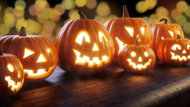 use a pumpkin template or a pumpkin carving stencil to get an awesome jack-o-lantern