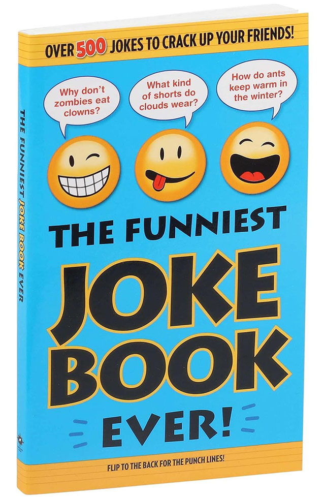 The Funniest Joke Book Ever is one of the best stocking stuffers for kids