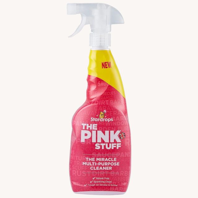 bottle of the pink stuff cleaner