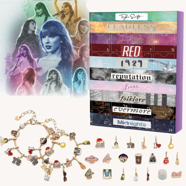 taylor swift bracelet advent calendar