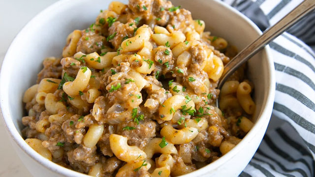 homemade hamurger helpers is an easy one-pot meal