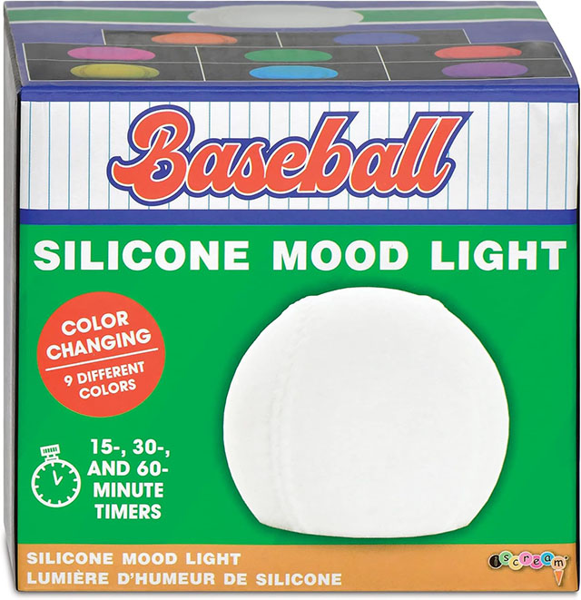 A baseball night light is one of the best gifts for 4-5 year olds