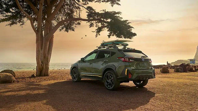 a picture of one of the best family cars 2024, the Subaru Crosstrek