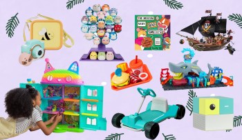 a collage of gifts for 4-5 year olds