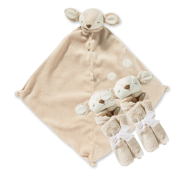 Angel Dear's pair and a spare fawn set is a great option for a lovey for baby