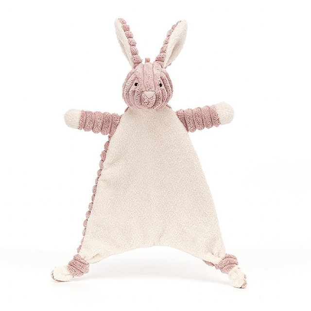 Jellycat's Cordy Roy Baby Bunny Soother is a great option for a lovey for baby