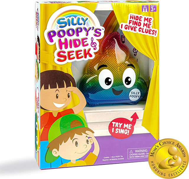 Silly Poopy Hide and Seek is one of the best gifts for 4-5 year olds