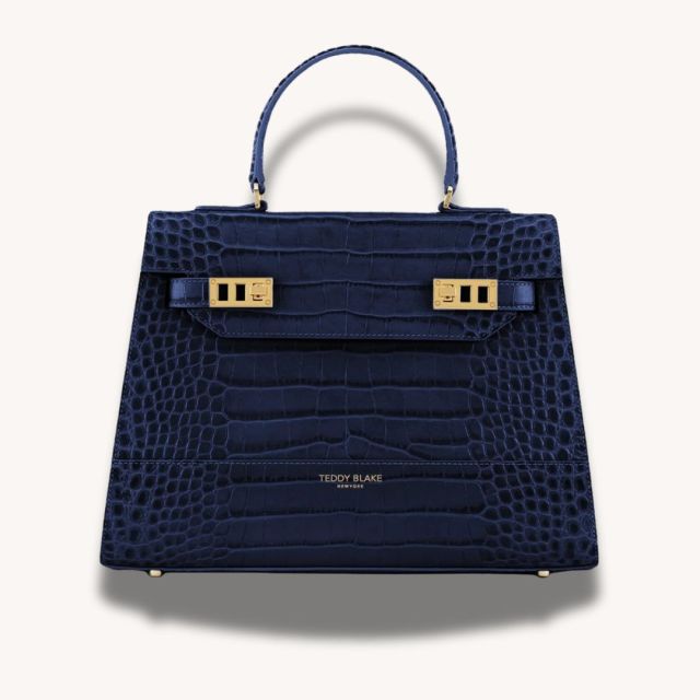 navy blue Teddy Blake tote bag