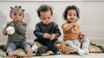three babies for a story on baby name trends taking over in 2024