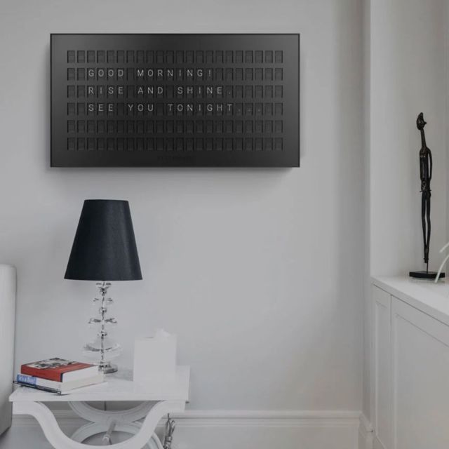 Vestaboard is going to make your kitchen wall a whole lot cooler.
