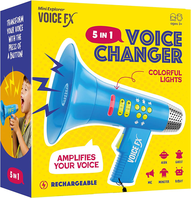 A voice changer is one of the best gifts for 4-5 year olds