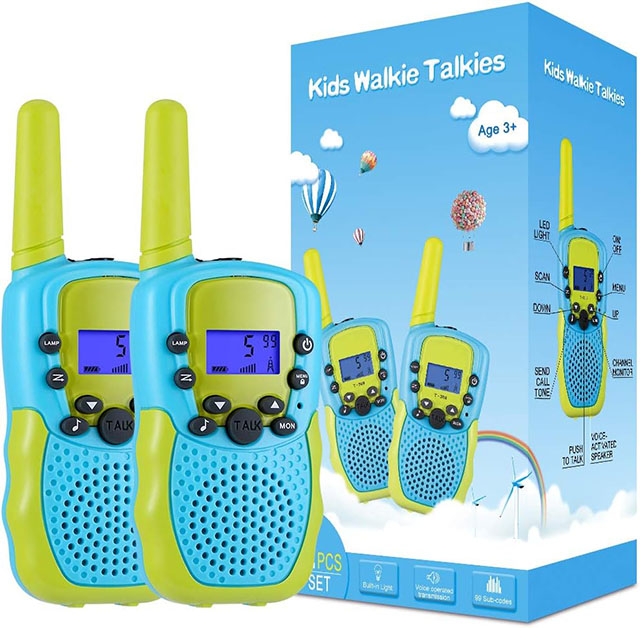 Walkie talkies are one of the best gifts for 4-5 year olds