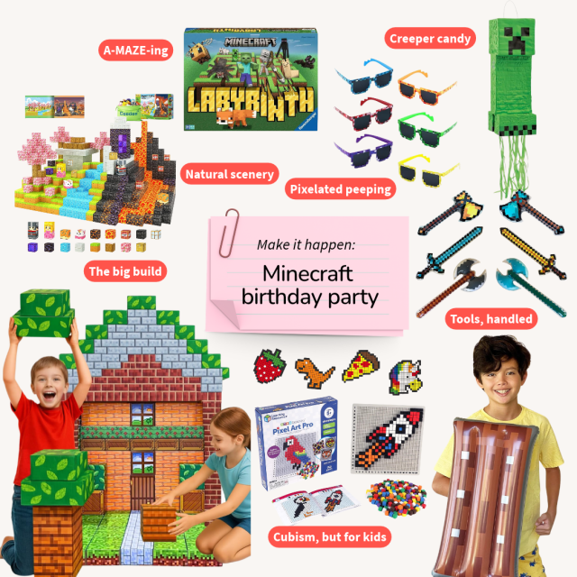 Kids Birthday Party Ideas Minecraft birthday