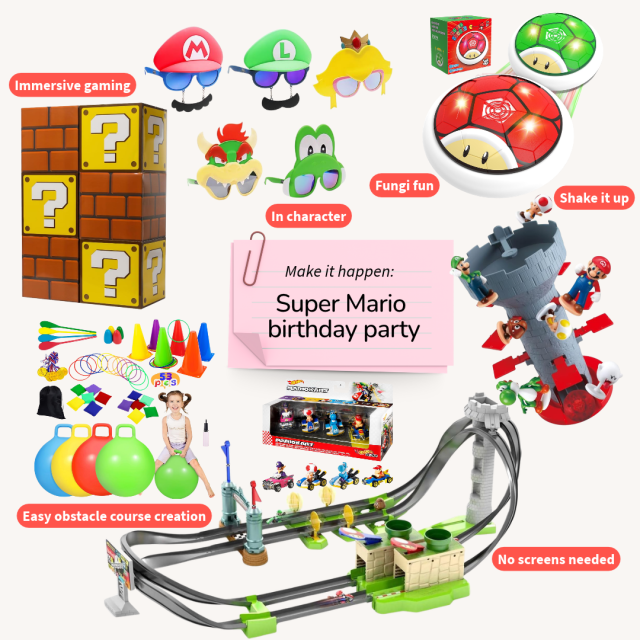 Kids Birthday Party Ideas Super Mario Birthday Party