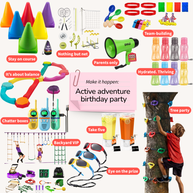 Kids Birthday Party Ideas active adventure birthday party