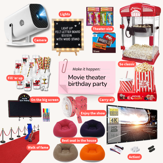 Kids Birthday Party Ideas movie birthday party