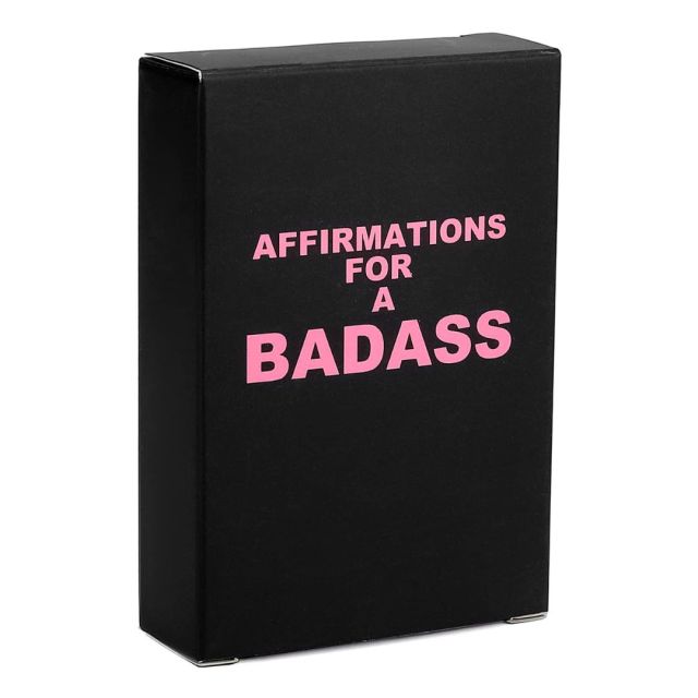 black box of affirmation cards