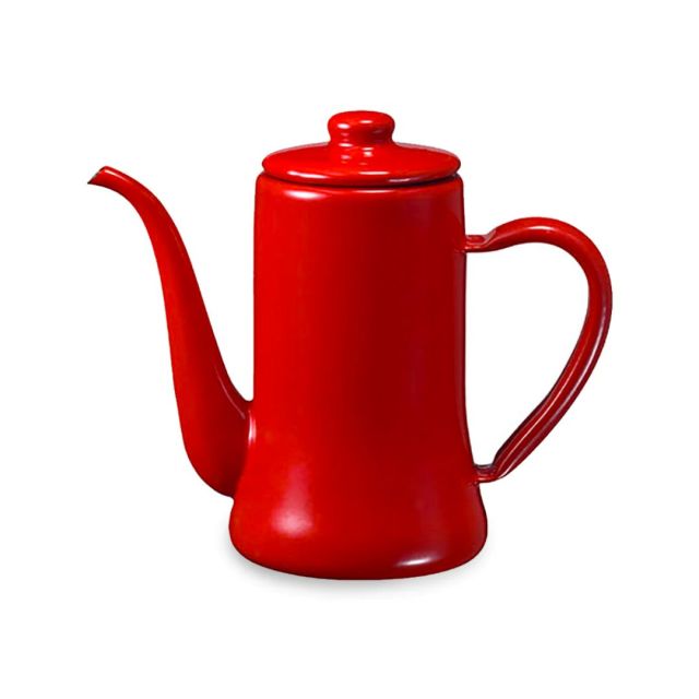a red tea kettle