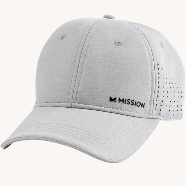 grey baseball cap