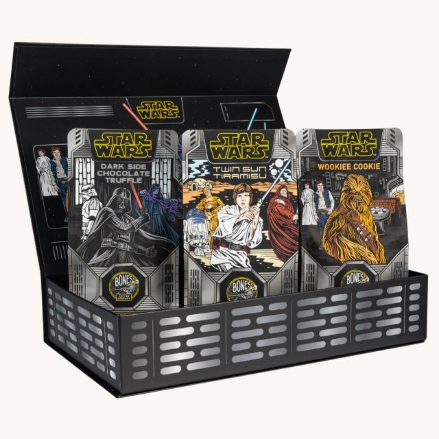 box of Star Wars themed coffee