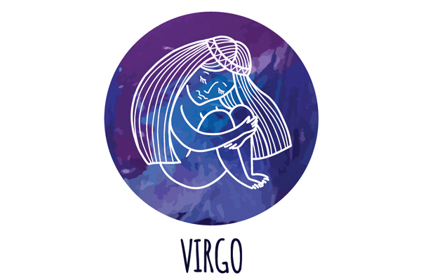 Virgo illustration of the Maiden for a story on baby astrology