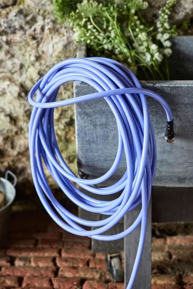 blue garden hose