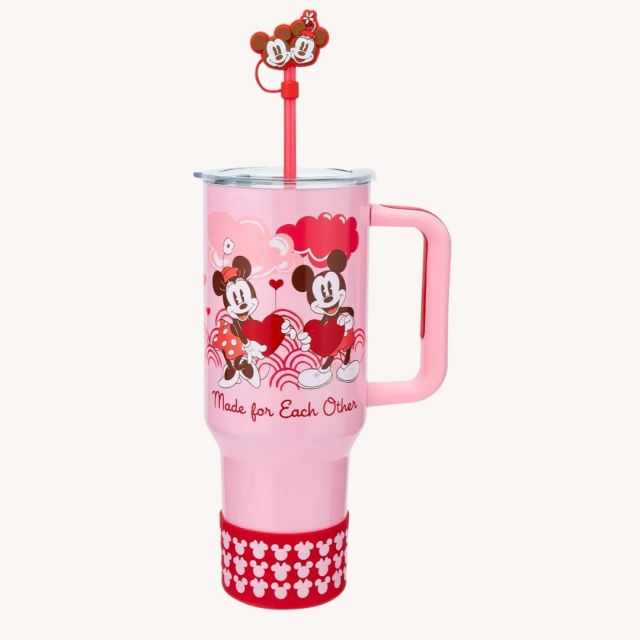 pink mickey and minnie tumbler