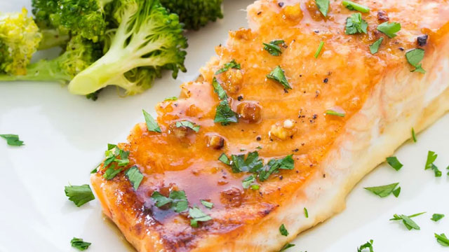 picture of easy oven baked salmon