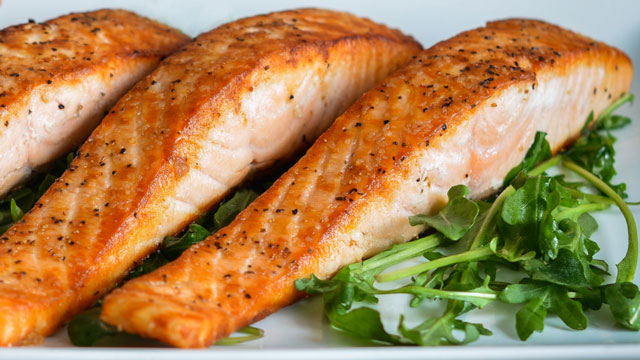 a picture of pan seared salmon, one of our favorite salmon meal ideas