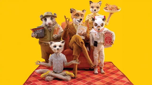 a movie poster of Fantastic Mr. Fox