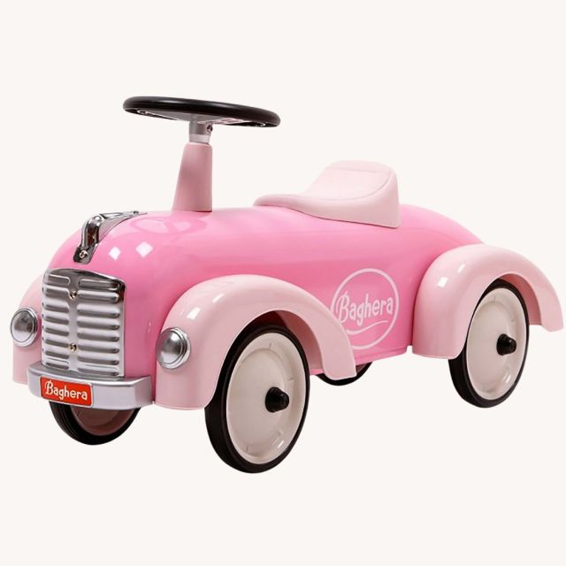 pink toddler ride on car