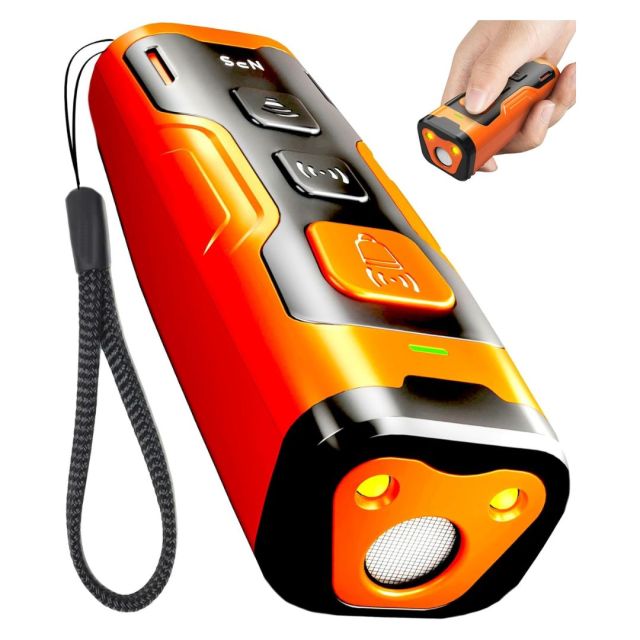 orange sonic dog training device