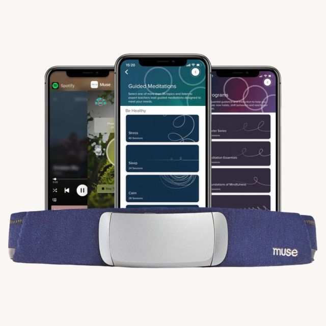 Muse EEG sensor headband and app
