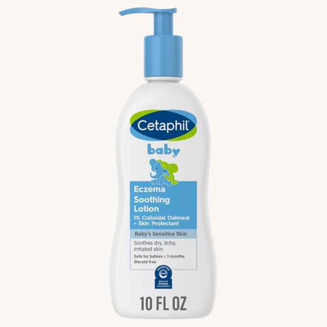 bottle of cetaphil baby lotion